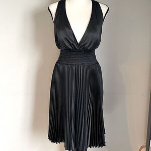 Club Couture Black “Marilyn Monroe” Style Halter Dress. Size Large.